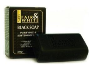 Fair & White Black Soap Purifying and Softening Soap