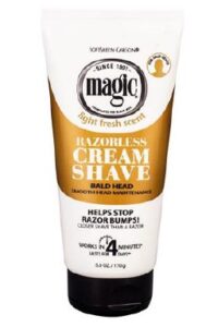 Magic Razorless cream shave Bald Head