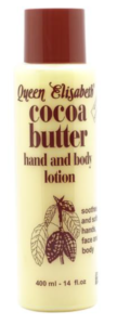 Queen Elisabeth cocoa butter hand and body lotion