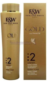fair and white gold ultimate 2 max tone unifier lotion