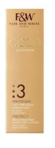 fair and white gold ultimate 3 proteger Lotion